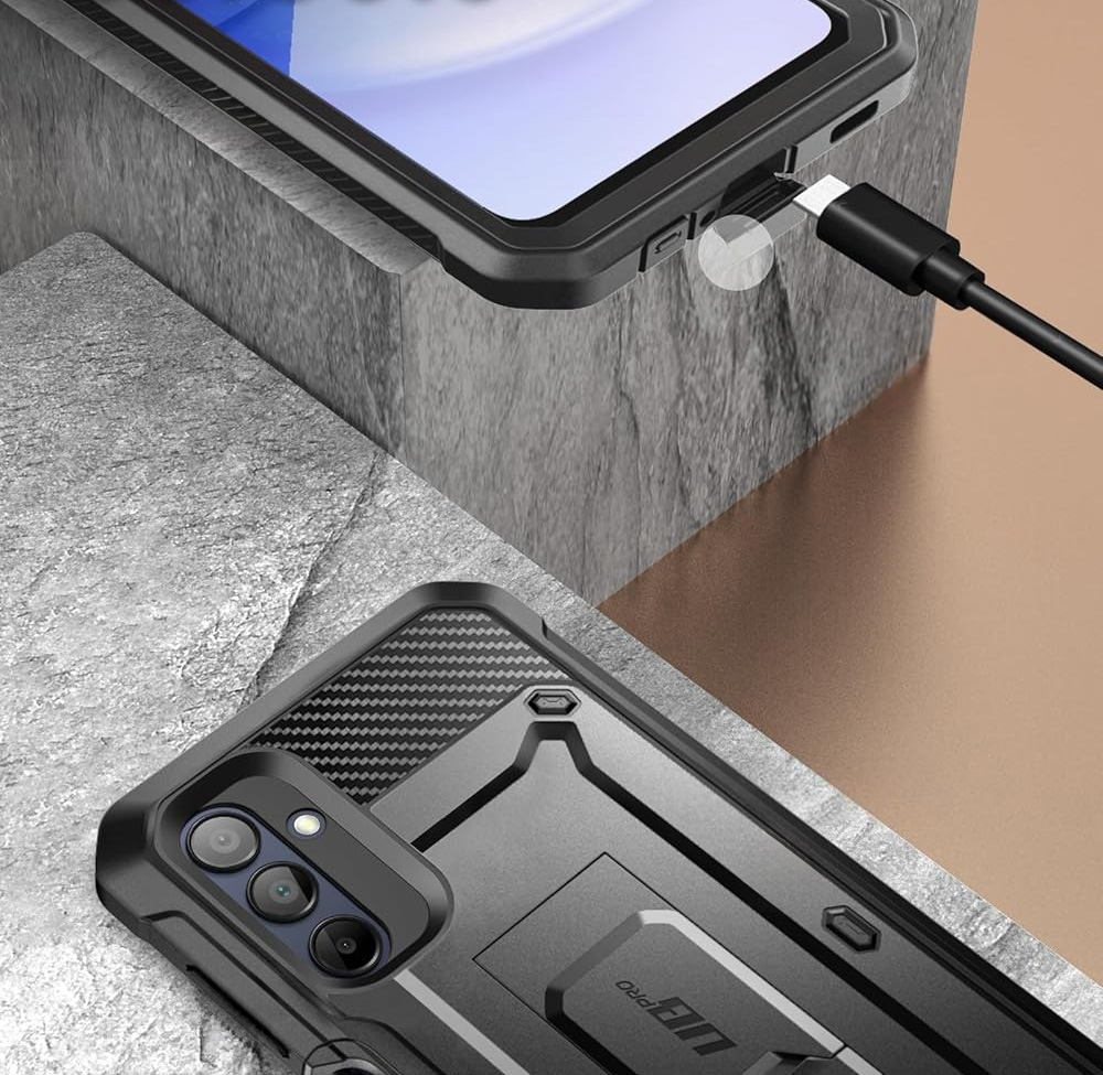 Etui pancerne Supcase Unicorn Beetle Pro do Galaxy A16 4G / 5G, czarne
